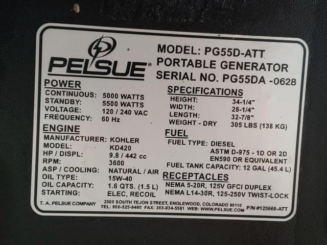 PG55DA0628 - 2013 PELS T-POWER ORANGE photo 10