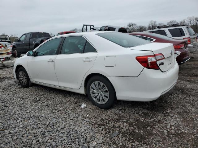 4T4BF1FK7CR204587 - 2012 TOYOTA CAMRY BASE WHITE photo 2