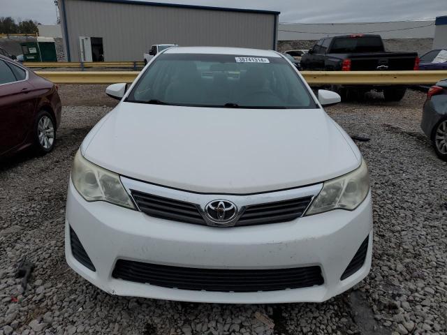 4T4BF1FK7CR204587 - 2012 TOYOTA CAMRY BASE WHITE photo 5