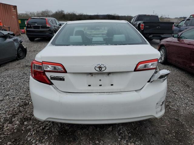 4T4BF1FK7CR204587 - 2012 TOYOTA CAMRY BASE WHITE photo 6