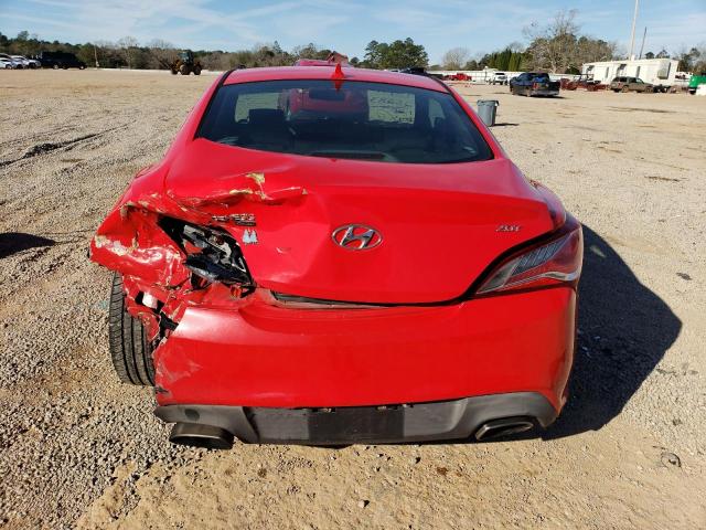 KMHHT6KD7DU096538 - 2013 HYUNDAI GENESIS CO 2.0T RED photo 6