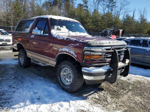 1FMEU15H7TLB37000 - 1996 FORD BRONCO U100 BURGUNDY photo 4