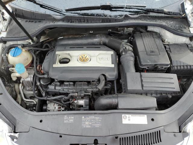 WVWBA7AHXAV015600 - 2010 VOLKSWAGEN EOS TURBO SILVER photo 11