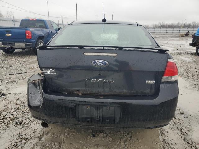 1FAHP35N48W242888 - 2008 FORD FOCUS SE BLACK photo 6