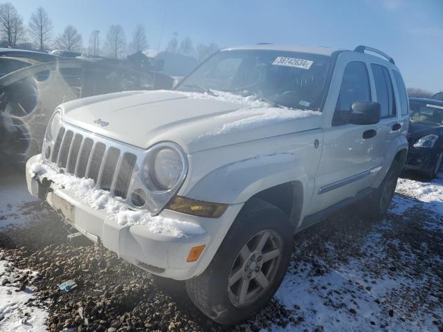 1J4GL58K56W240587 - 2006 JEEP LIBERTY LIMITED WHITE photo 1