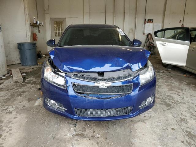 1G1PF5SC2C7382666 - 2012 CHEVROLET CRUZE LT BLUE photo 5