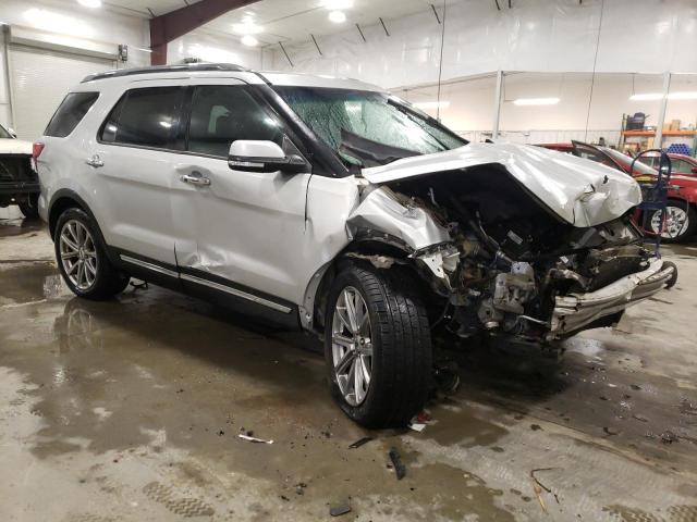 1FM5K8F88GGA71505 - 2016 FORD EXPLORER LIMITED SILVER photo 4