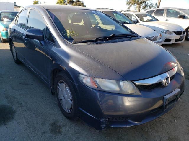 JHMFA36299S001410 - 2009 HONDA CIVIC HYBRID CHARCOAL photo 4