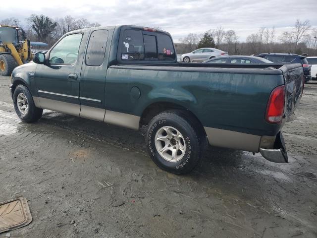 1FTZX17281NA44848 - 2001 FORD F150 GREEN photo 2