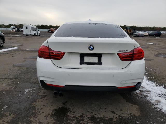 WBA4F7C31HG789628 - 2017 BMW 430I GRAN COUPE WHITE photo 6