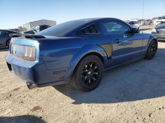 1ZVFT82HX75218539 - 2007 FORD MUSTANG GT BLUE photo 3