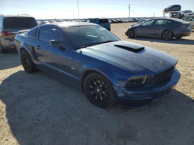 1ZVFT82HX75218539 - 2007 FORD MUSTANG GT BLUE photo 4