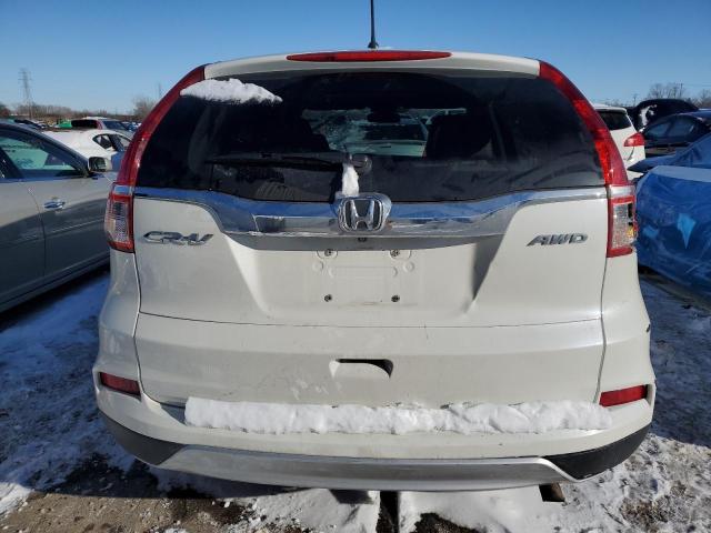 5J6RM4H54GL139375 - 2016 HONDA CR-V EX WHITE photo 6