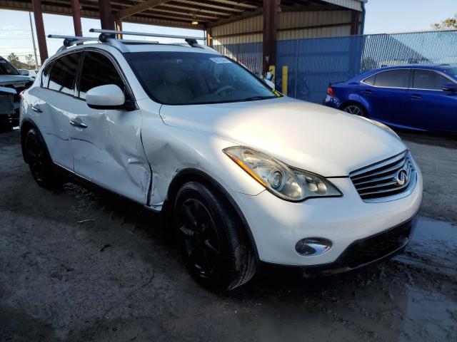 JNKAJ09F88M362072 - 2008 INFINITI EX35 BASE WHITE photo 4