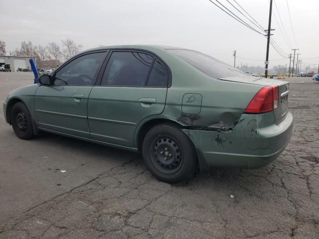 2HGES16503H573071 - 2003 HONDA CIVIC LX GREEN photo 2