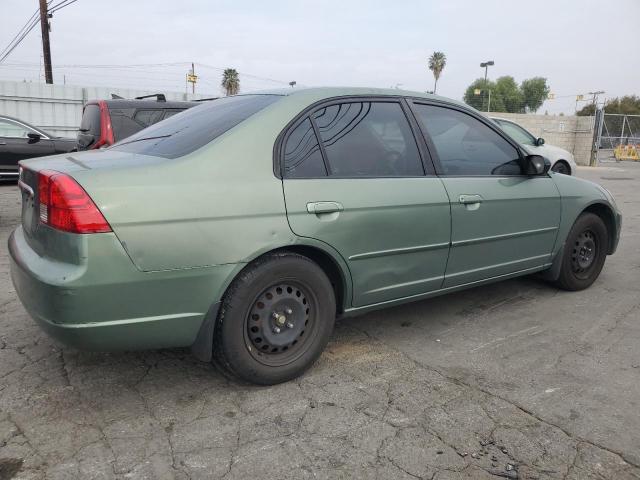 2HGES16503H573071 - 2003 HONDA CIVIC LX GREEN photo 3