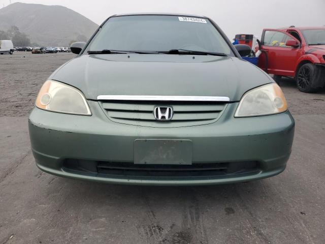 2HGES16503H573071 - 2003 HONDA CIVIC LX GREEN photo 5