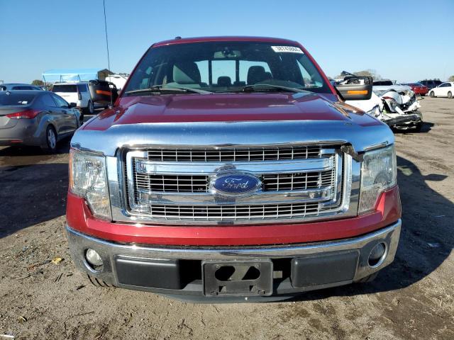1FTFW1CF2DFC54374 - 2013 FORD F150 SUPERCREW RED photo 5