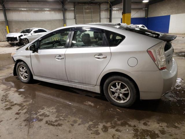 JTDKN3DU7A0009904 - 2010 TOYOTA PRIUS SILVER photo 2