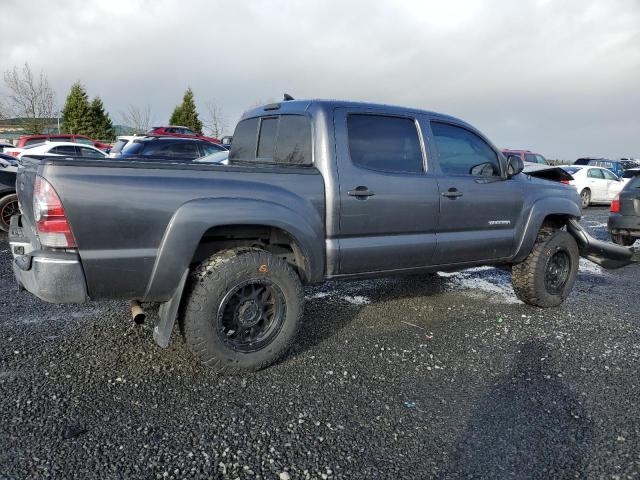 3TMLU4EN1FM194878 - 2015 TOYOTA TACOMA DOUBLE CAB CHARCOAL photo 3