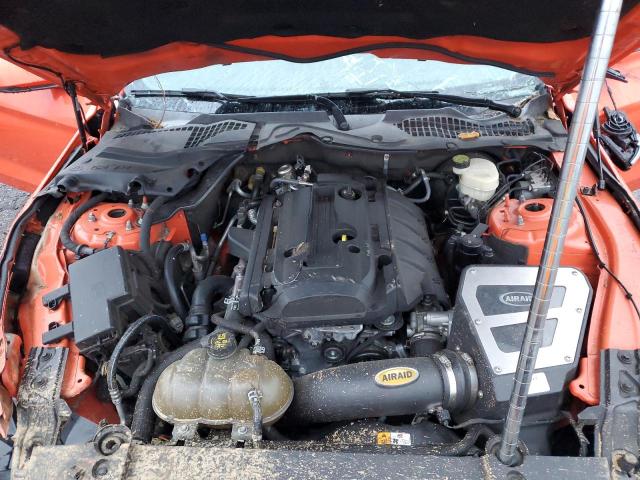 1FA6P8TH8G5212041 - 2016 FORD MUSTANG ORANGE photo 11