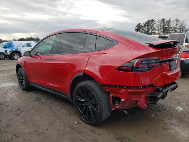 7SAXCBE61NF339764 - 2022 TESLA MODEL X RED photo 2