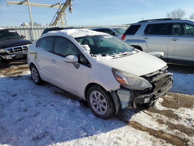 KNADM4A30E6324914 - 2014 KIA RIO LX WHITE photo 4