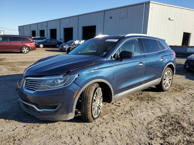 2LMPJ6LR1HBL52202 - 2017 LINCOLN MKX RESERVE BLUE photo 1