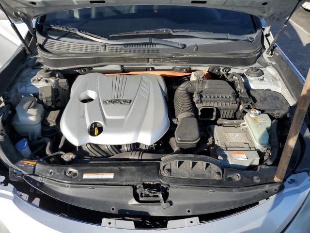 KMHEC4A48DA075286 - 2013 HYUNDAI SONATA HYBRID SILVER photo 11