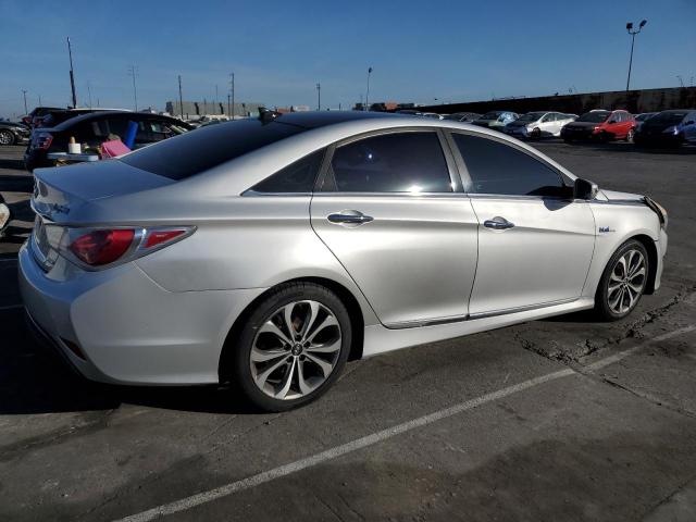 KMHEC4A48DA075286 - 2013 HYUNDAI SONATA HYBRID SILVER photo 3