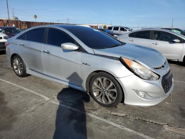 KMHEC4A48DA075286 - 2013 HYUNDAI SONATA HYBRID SILVER photo 4