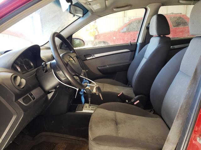 KL1TD6DE7AB094885 - 2010 CHEVROLET AVEO LS 红色 照片 7