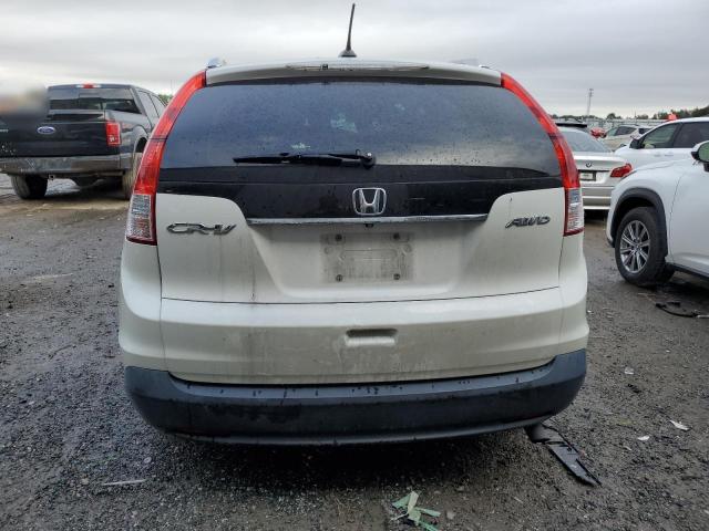 5J6RM4H75EL042362 - 2014 HONDA CR-V EXL WHITE photo 6