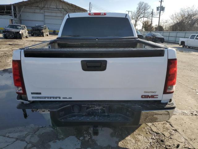 3GTP1VE08BG222673 - 2011 GMC SIERRA C1500 SLE WHITE photo 6