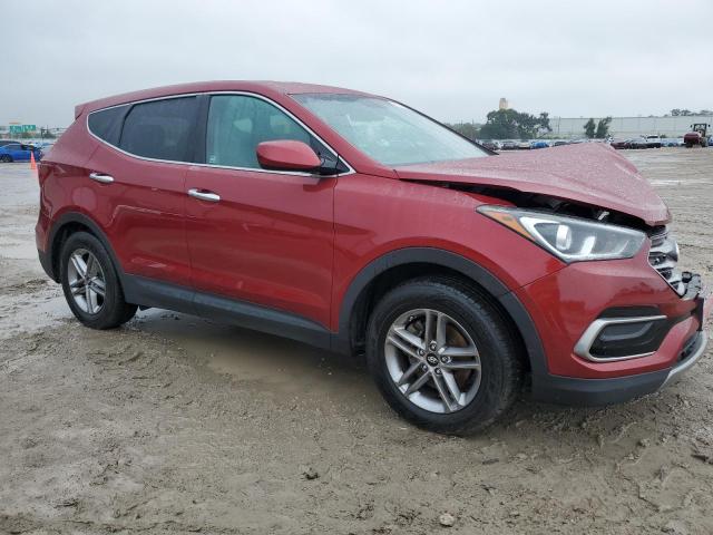 5XYZT3LBXHG428788 - 2017 HYUNDAI SANTA FE S RED photo 4