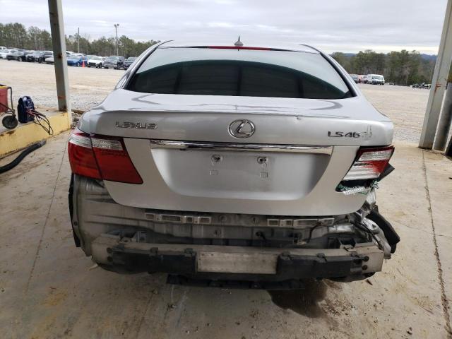 JTHGL46F685024163 - 2008 LEXUS LS 460L SILVER photo 6