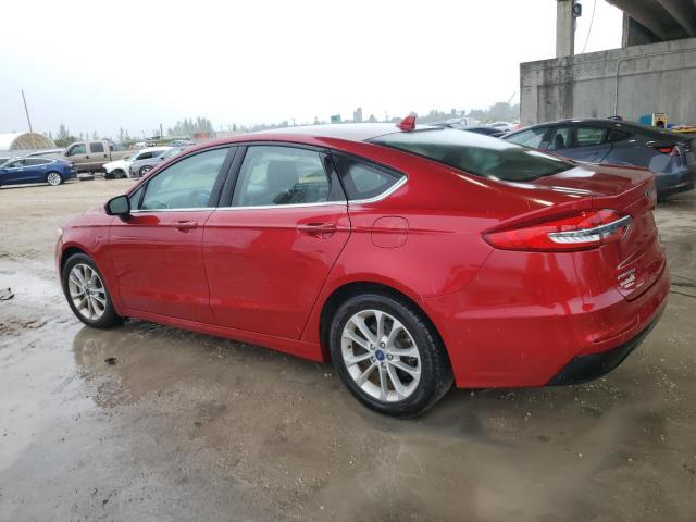 3FA6P0HD3LR122326 - 2020 FORD FUSION SE RED photo 2