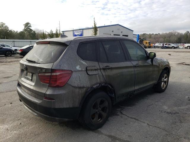 5UXWX5C50CL719017 - 2012 BMW X3 XDRIVE28I GRAY photo 3