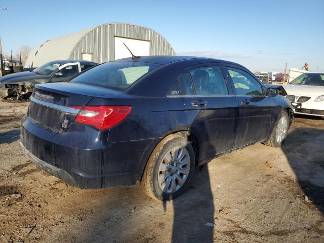 1C3CCBAB7EN208634 - 2014 CHRYSLER 200 LX BLUE photo 3