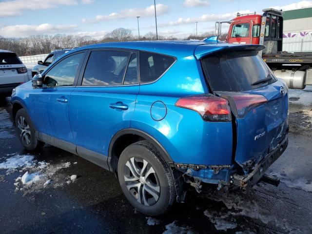 JTMBFREV9JJ725205 - 2018 TOYOTA RAV4 LE BLUE photo 2