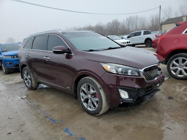 5XYPKDA58GG138920 - 2016 KIA SORENTO SX BURGUNDY photo 4