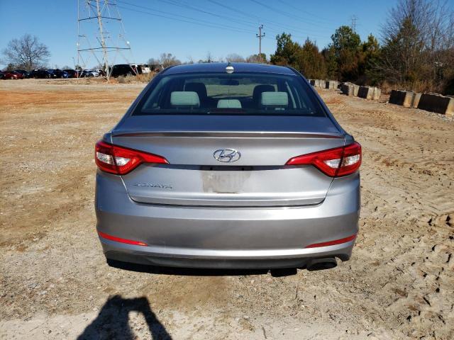 5NPE24AF6HH492574 - 2017 HYUNDAI SONATA SE GRAY photo 6