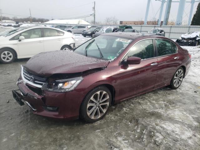 1HGCR2F59EA140133 - 2014 HONDA ACCORD SPORT BURGUNDY photo 1