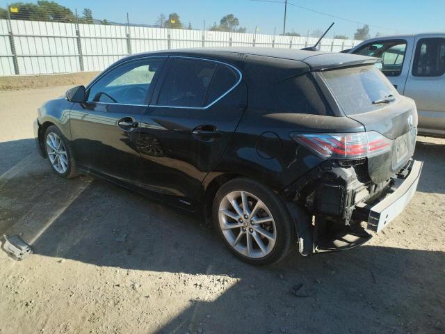 JTHKD5BH6B2001849 - 2011 LEXUS CT 200 BLACK photo 2