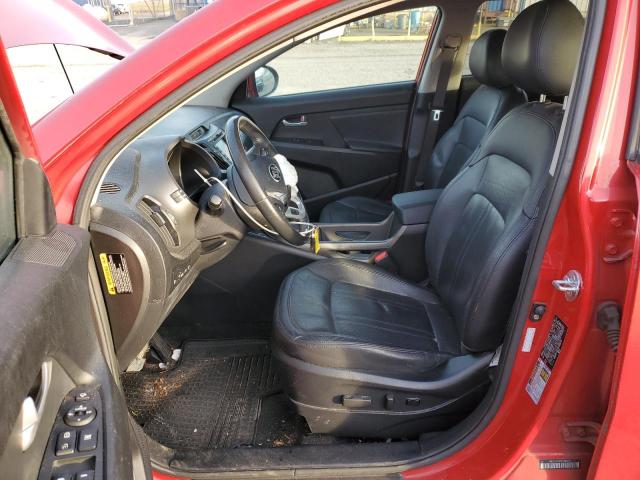 KNDPCCA67D7366075 - 2013 KIA SPORTAGE SX RED photo 7