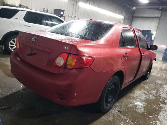 1NXBU4EE2AZ227558 - 2010 TOYOTA COROLLA BASE RED photo 3