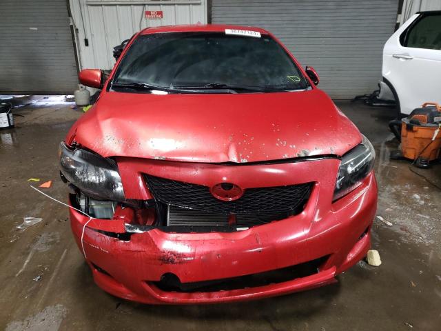 1NXBU4EE2AZ227558 - 2010 TOYOTA COROLLA BASE RED photo 5