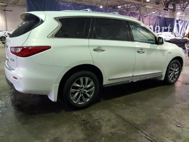 5N1CL0MN1EC513656 - 2014 INFINITI QX60 HYBRID WHITE photo 3