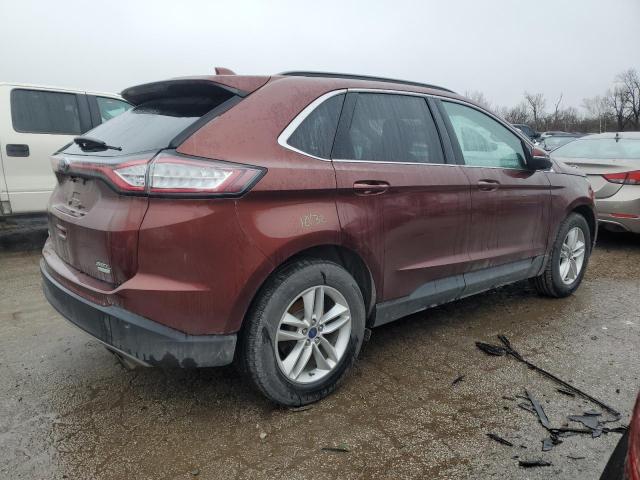 2FMTK3J98FBB04406 - 2015 FORD EDGE SEL BROWN photo 3