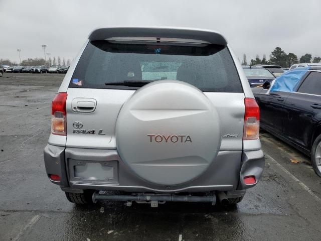 JTEHH20VX10046869 - 2001 TOYOTA RAV4 SILVER photo 6